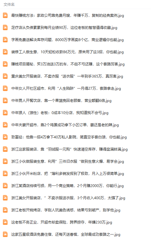 (9607期)真实有效391套商业模式，年入几十到几百万案例解析(电子书+视频+图文)插图2