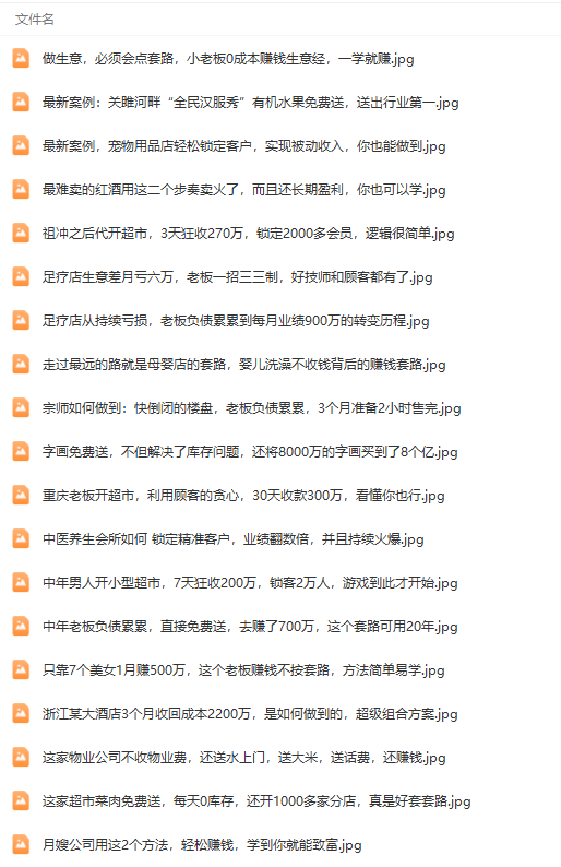 (9607期)真实有效391套商业模式，年入几十到几百万案例解析(电子书+视频+图文)插图4