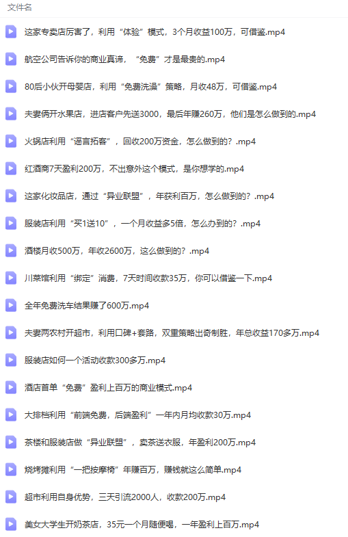 (9607期)真实有效391套商业模式，年入几十到几百万案例解析(电子书+视频+图文)插图7
