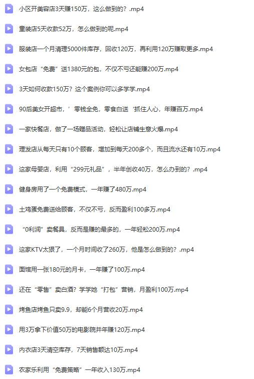 (9607期)真实有效391套商业模式，年入几十到几百万案例解析(电子书+视频+图文)插图8