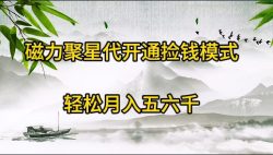 (9667期)磁力聚星代开通捡钱模式，轻松月入五六千