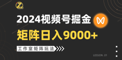 (9709期)【蓝海项目】2024视频号自然流带货，工作室落地玩法，单个直播间日入9000+