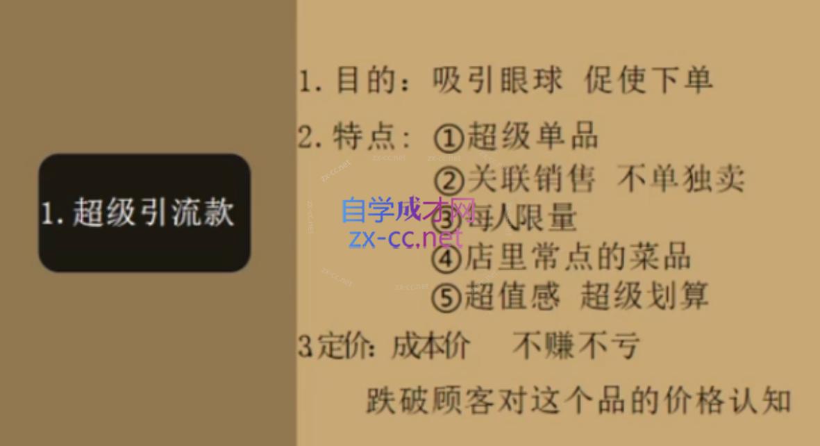 美丽老师·2024餐饮短视频摸版课插图1