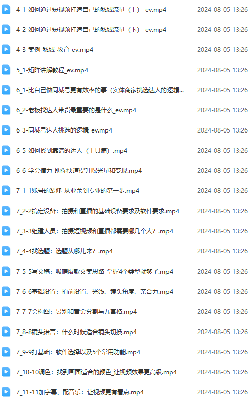 实体店老板获客特训营：认知、定位、文案、矩阵、直播、AI等(72节插图2