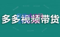 老贺·拼多多视频带货(更新至2024)