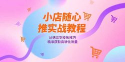 小店随心推实战教程，从选品到投放技巧，精准获取高转化流量