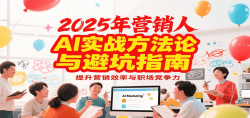 2025年营销实战方法论与避坑指南，利用AI提升营销效率与职场竞争力