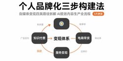 个人品牌化三步构建法-8月：自媒体变现四类路径拆解 AI提效内容生产全流程