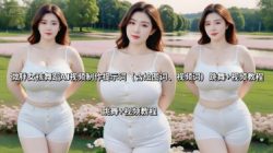 微胖女孩舞蹈AI视频制作提示词(含绘图词、视频词) 跳舞+视频教程