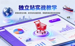 独立站实战教学，跨境经营全攻略，助您告别流量依赖，掌握跨境经营的终极奥