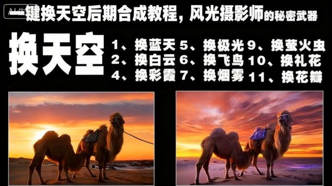 一键换天空后期合成教程,风光摄影师的秘密武器插图 一键换天空后期合成教程,风光摄影师的秘密武器