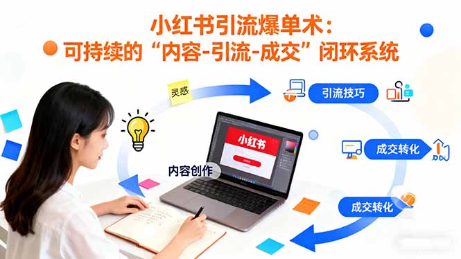 小红书引流爆单术:构建一套低成本 可持续的“内容-引流-成交”闭环系统插图 小红书引流爆单术:构建一套低成本 可持续的“内容-引流-成交”闭环系统
