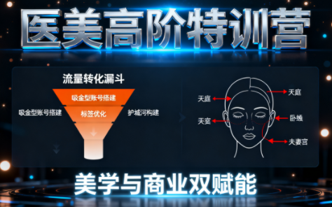 0-1000万医美高阶特训营课程插图 0-1000万医美高阶特训营课程