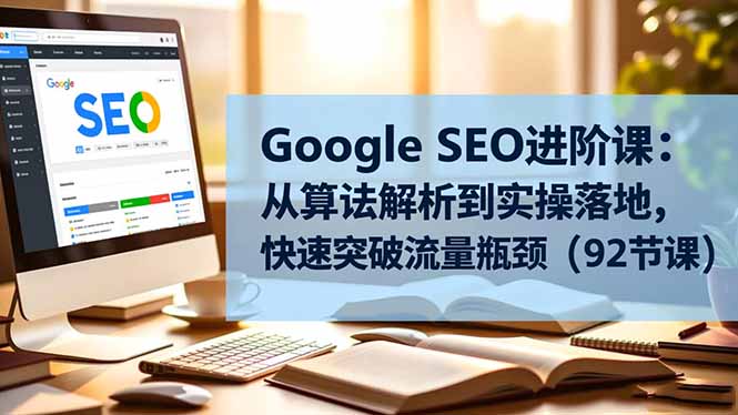Google SEO进阶课:从算法解析到实操落地,快速突破流量瓶颈(92节课插图 Google SEO进阶课:从算法解析到实操落地,快速突破流量瓶颈(92节课