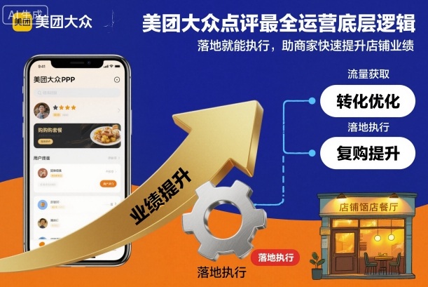 美团大众点评最全运营底层逻辑,落地就能执行,助商家快速提升店铺业绩插图 美团大众点评最全运营底层逻辑,落地就能执行,助商家快速提升店铺业绩