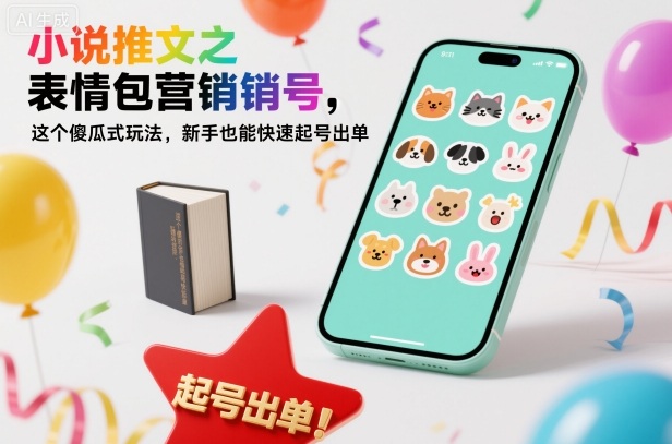 小说推文之表情包营销号,这个傻瓜式玩法,新手也能快速起号出单插图 小说推文之表情包营销号,这个傻瓜式玩法,新手也能快速起号出单