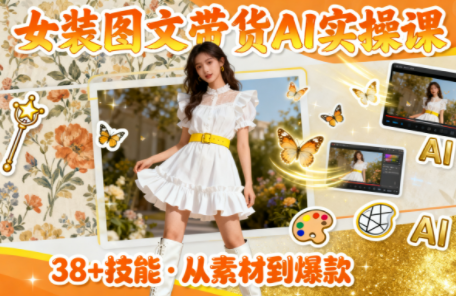 女装图文带货的AI实操课插图 女装图文带货的AI实操课