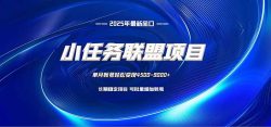 小任务联盟项目：一台电脑每天只需10分钟，轻松简单稳定