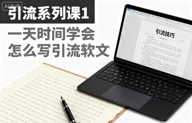 引流系列课1,一天时间学会怎么写引流软文插图 引流系列课1,一天时间学会怎么写引流软文