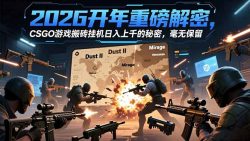 2026开年重磅解密，CSGO游戏搬砖挂机日入上千的秘密，毫无保留