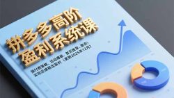 拼多多高阶盈利系统课，强付费策略、活动爆破、首页推荐，实现店铺稳定盈利(更新12月