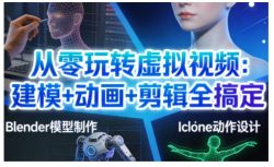从零玩转虚拟视频：建模+动画+剪辑全搞定，轻松创作出专业级的虚拟视频内容