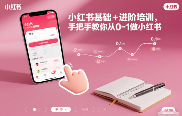 小红书基础+进阶培训,手把手教你从0-1做小红书插图 小红书基础+进阶培训,手把手教你从0-1做小红书
