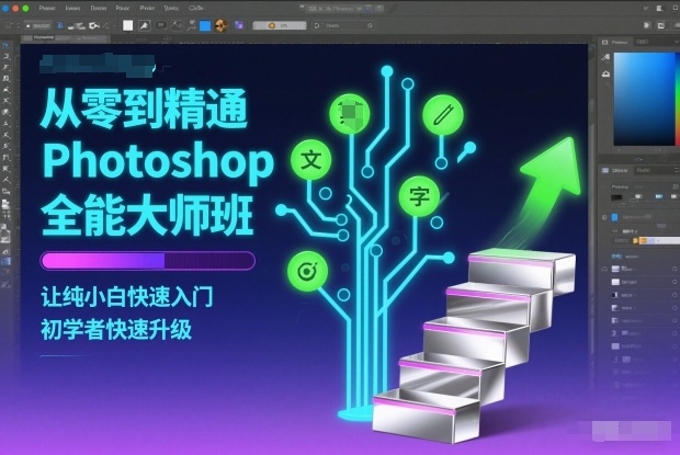 从零到精通Photoshop全能大师班,让纯小白快速入门,初学者快速升级插图 从零到精通Photoshop全能大师班,让纯小白快速入门,初学者快速升级