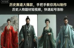 历史赛道大爆款，手把手教你用AI制作历史人物题材短视频，快速起号涨粉