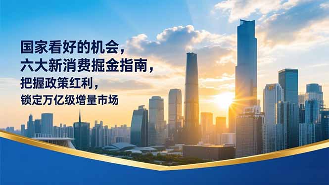 某付费文章:国家看好的机会,六大新消费掘金指南,把握政策红利,锁定万亿级增量市场插图 某付费文章:国家看好的机会,六大新消费掘金指南,把握政策红利,锁定万亿级增量市场