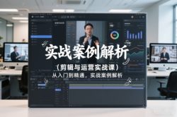 剪辑与运营实战课，从入门到精通，实战案例解析(更新2026)