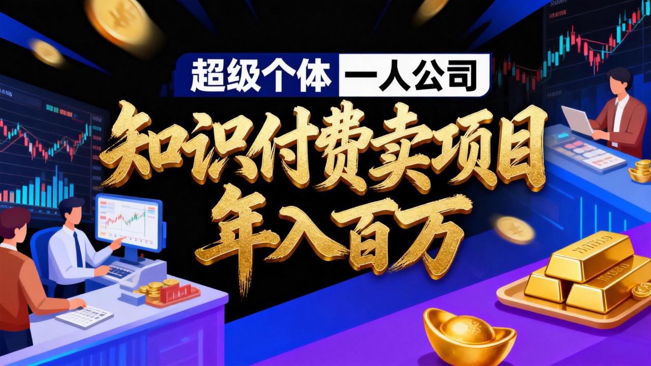 2026年“超级个体一人公司”私域卖项目年入百万,个人IP-精准引流-项目包装-转化成交插图 2026年“超级个体一人公司”私域卖项目年入百万,个人IP-精准引流-项目包装-转化成交