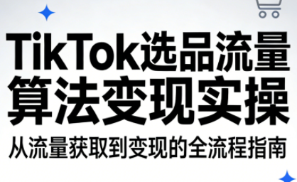 TikTok选品流量算法变现实操插图 TikTok选品流量算法变现实操