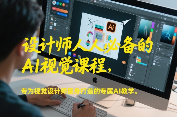 设计师人人必备的AI视觉课程,专为视觉设计师量身打造的专属AI教学插图 设计师人人必备的AI视觉课程,专为视觉设计师量身打造的专属AI教学
