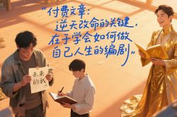 付费文章：逆天改命的关键，在于学会如何做自己人生的编剧