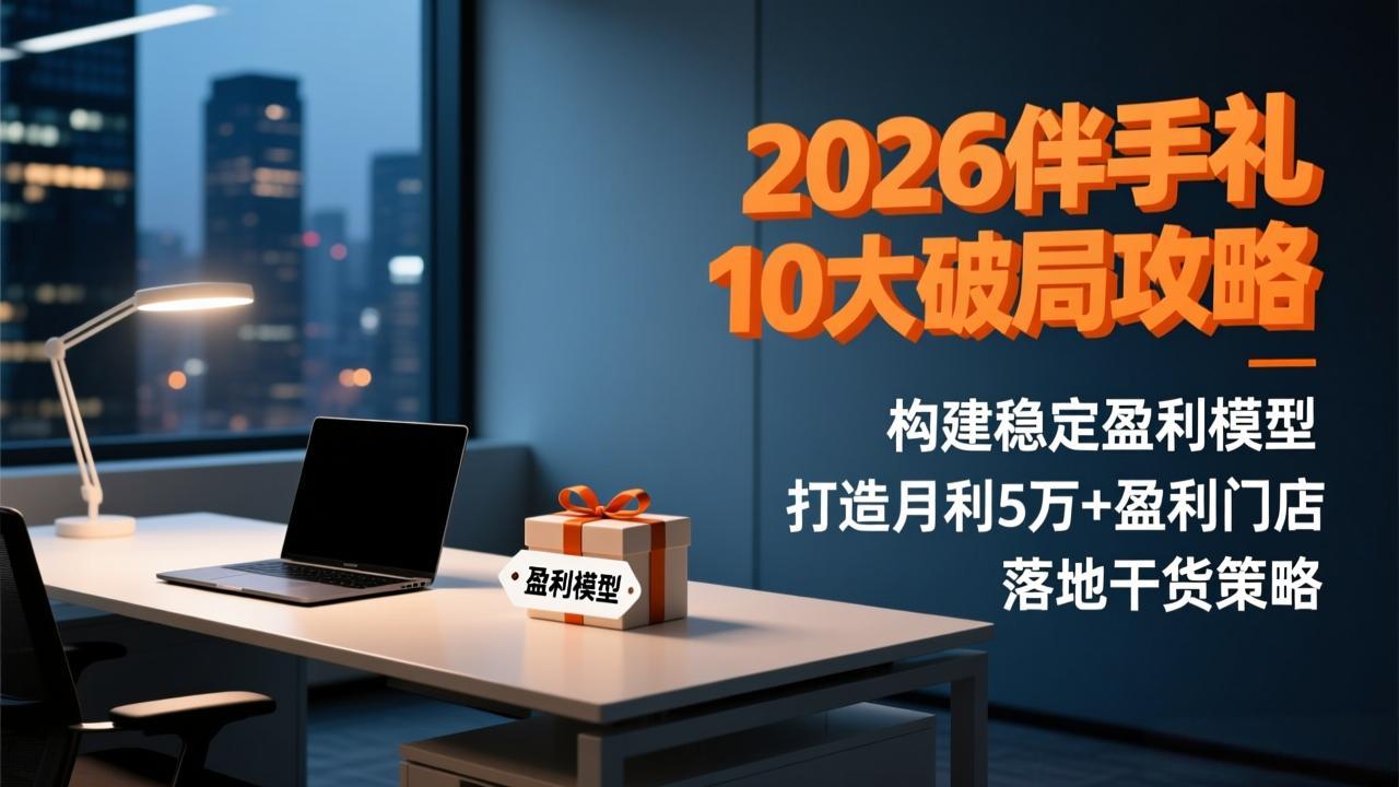 2026伴手礼10大破局攻略:构建稳定盈利模型,打造月利5万+盈利门店,落地干货策略插图 2026伴手礼10大破局攻略:构建稳定盈利模型,打造月利5万+盈利门店,落地干货策略
