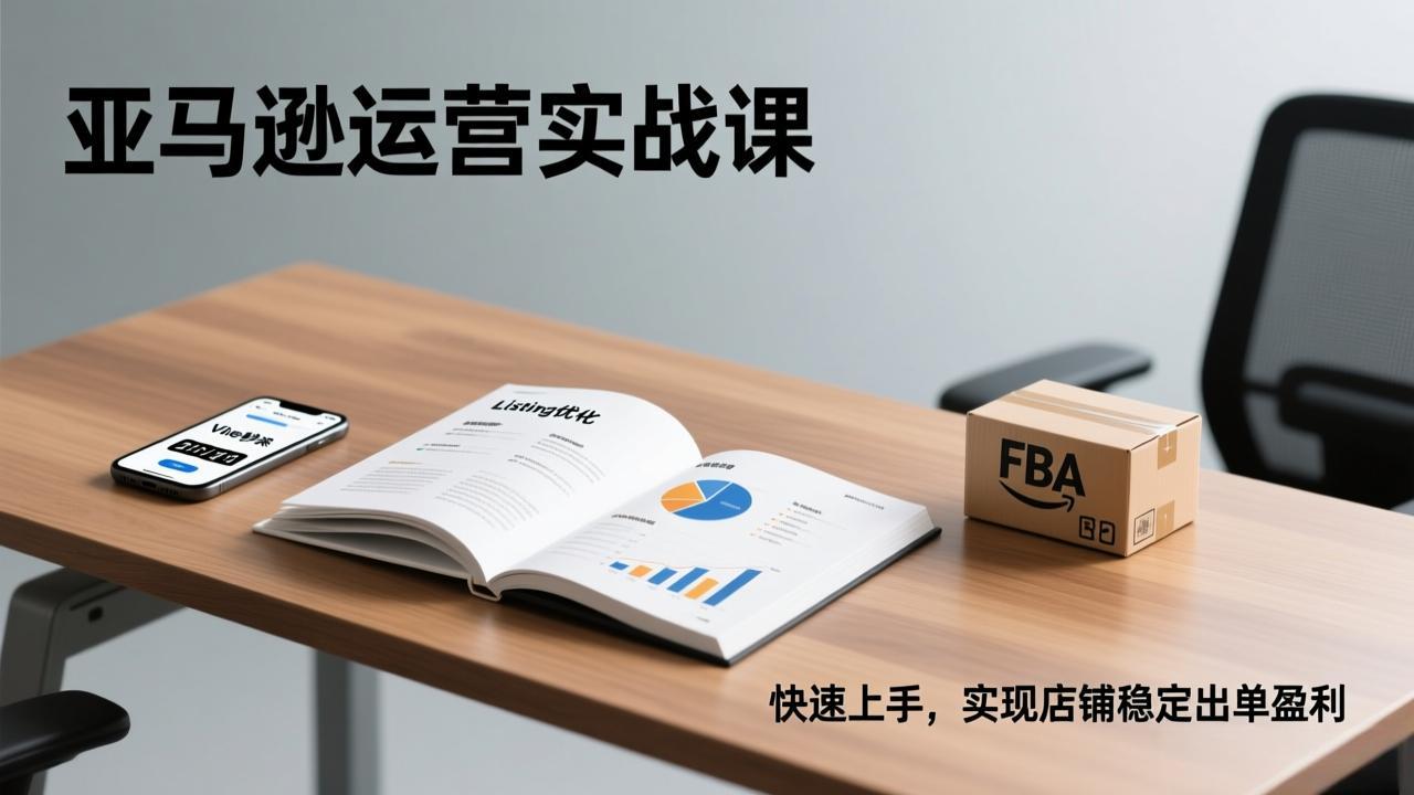 亚马逊运营实战课,Listing优化、Vine秒杀、FBA发货,快速上手,实现店铺稳定出单盈利插图 亚马逊运营实战课,Listing优化、Vine秒杀、FBA发货,快速上手,实现店铺稳定出单盈利