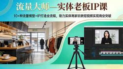 流量大师—实体老板IP课：10+种流量模型+IP打造全流程，助力实体商家玩转短视频实现商业突破
