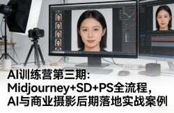 AI训练营第三期：Midjourney+SD+PS全流程，AI与商业摄影后期落地实战案例