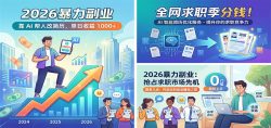 2026暴力副业：靠AI帮人改简历，单日收益1000+，全网求职季分钱
