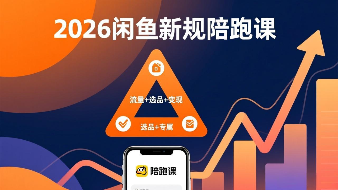 2026闲鱼高阶陪跑课全新上线,带你吃透新规玩转选品流量,从零搭建稳定变现盈利体系插图 2026闲鱼高阶陪跑课全新上线,带你吃透新规玩转选品流量,从零搭建稳定变现盈利体系