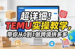 超详细！TEMU实操教学，带你从0到1做跨境拼多多