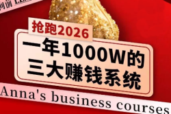 安娜老师·2026千亿商机分享会