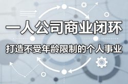 一人公司商业闭环，打造一份不受年龄限制的个人事业