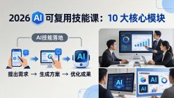 2026AI可复用技能-4月新课：10大核心模块，手把手教你把AI用进工作、产出成果