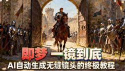 即梦AI一镜到底终极教程，智能补帧+运镜技巧，AI自动生成无缝丝滑长镜头高效出片