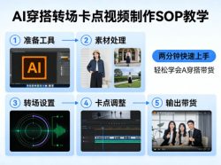 AI穿搭转场卡点视频制作SOP教学，两分钟快速上手，轻松学会AI穿搭带货