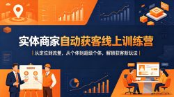实体商家自动获客线上训练营｜从定位到流量，从个体到超级个体，解锁获客新玩法
