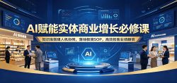 AI赋能实体商业增长必修课：知识库搭建人机协同，落地极简SOP，高效拓客业绩翻倍