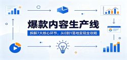 爆款内容生产线：拆解7大核心环节，从0到1落地变现全攻略
